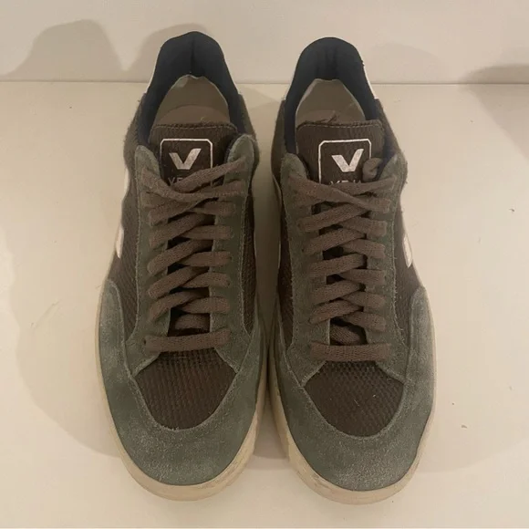 Veja Brown and White Sneakers - Picture 2 of 9